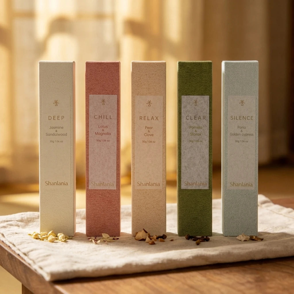 Five Scent Journey Incense Sticks Gift Set – 5 Scent Variety Collection