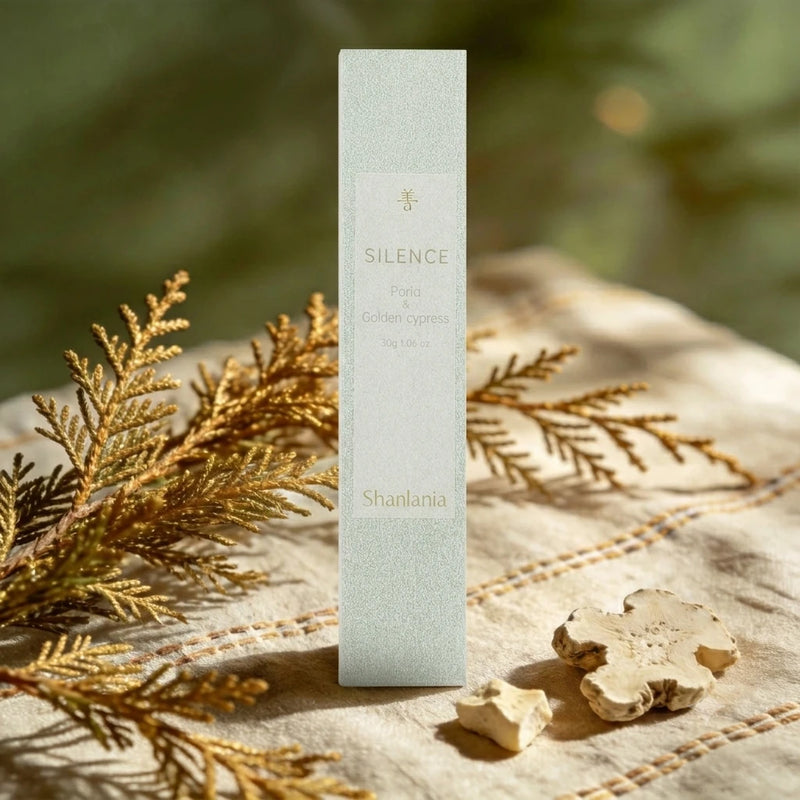 Poria & Golden Cypress Incense – Meditation Silence Scent